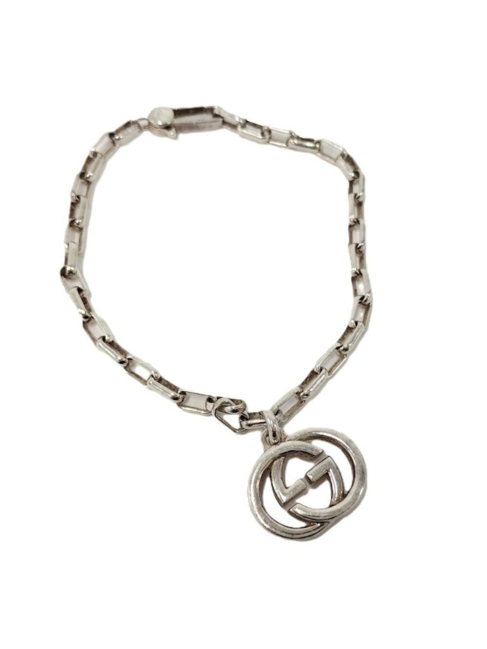 Gucci Interlocking Bracelet Silver